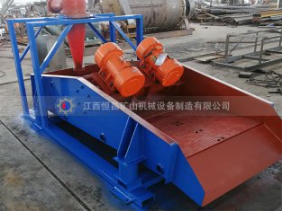 選礦設備丨沙場中細沙回收機和高頻脫水篩的區